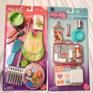 : New My Life As horse accessories play set  & pet rescue playset